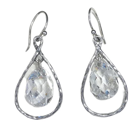 Silpada Jewelry - SOLD Silpada W2284 Harbor Lights Sterling Silver Cubic Zirconia Earrings .925